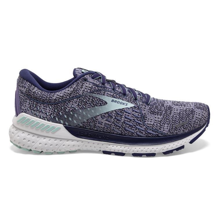 Brooks Adrenaline GTS 21 Road Running Shoes - Women's - Lavender Purple/Blue Ribbon/Tint (14753-MXUJ